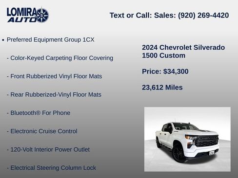 Used 2024 Chevrolet Silverado 1500 Custom w/ Rally Edition AWD/4WD image 14