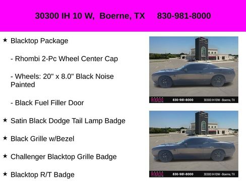 Used 2023 Dodge Challenger R/T w/ Blacktop Package RWD image 18