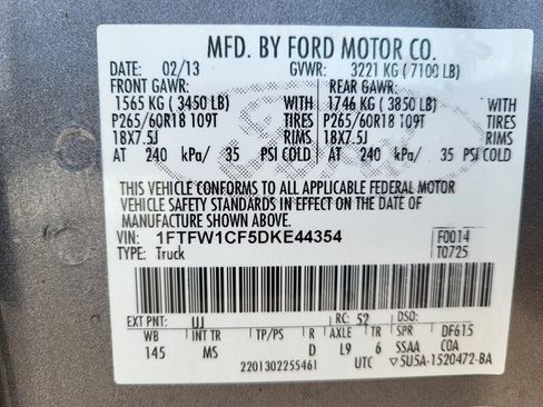 Used 2013 Ford F150 XLT w/ XLT Chrome Pkg image 28