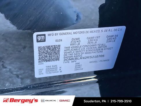 Certified 2024 Chevrolet Blazer Premier w/ Driver Confidence II Package image 38