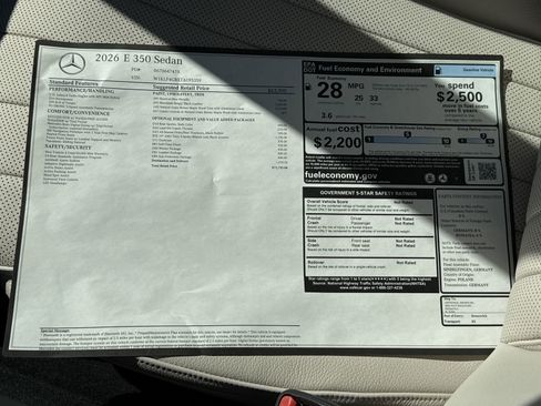 Used 2026 Mercedes-Benz E 350 Sedan image 32