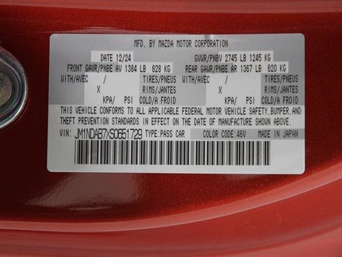 Certified 2025 MAZDA MX-5 Miata Sport image 24