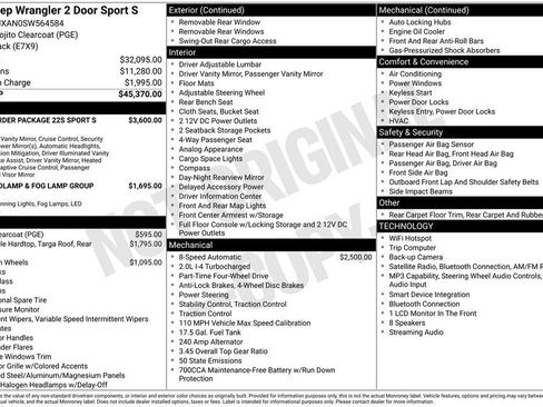 Used 2025 Jeep Wrangler Sport AWD/4WD image 5