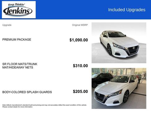 Used 2020 Nissan Altima 2.5 SR w/ Premium Package FWD image 4