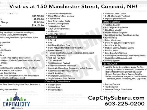 Used 2024 Subaru Outback Limited image 35