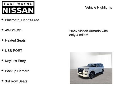 New 2026 Nissan Armada SL image 8