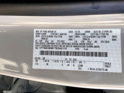 New 2026 Ford F350 Lariat w/ Black Appearance Package image 18