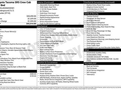 Used 2025 Toyota Tacoma SR5 AWD/4WD image 10
