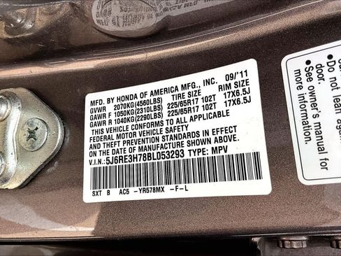 Used 2011 Honda CR-V EX-L image 35