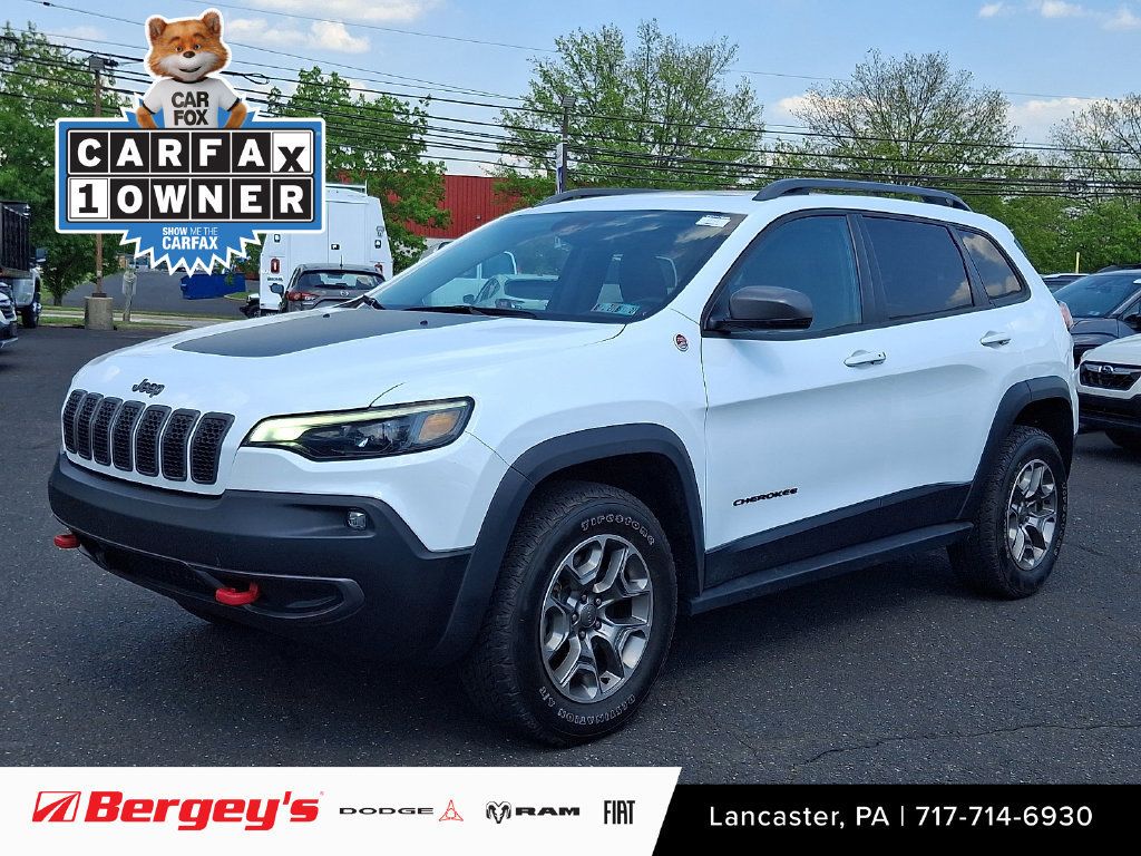 Used 2021 Jeep Cherokee Trailhawk w/ Sun, Sound & Nav Group AWD/4WD image 1