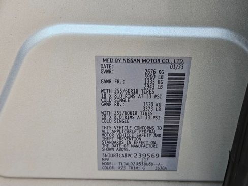 Used 2023 Nissan Pathfinder SL FWD image 20