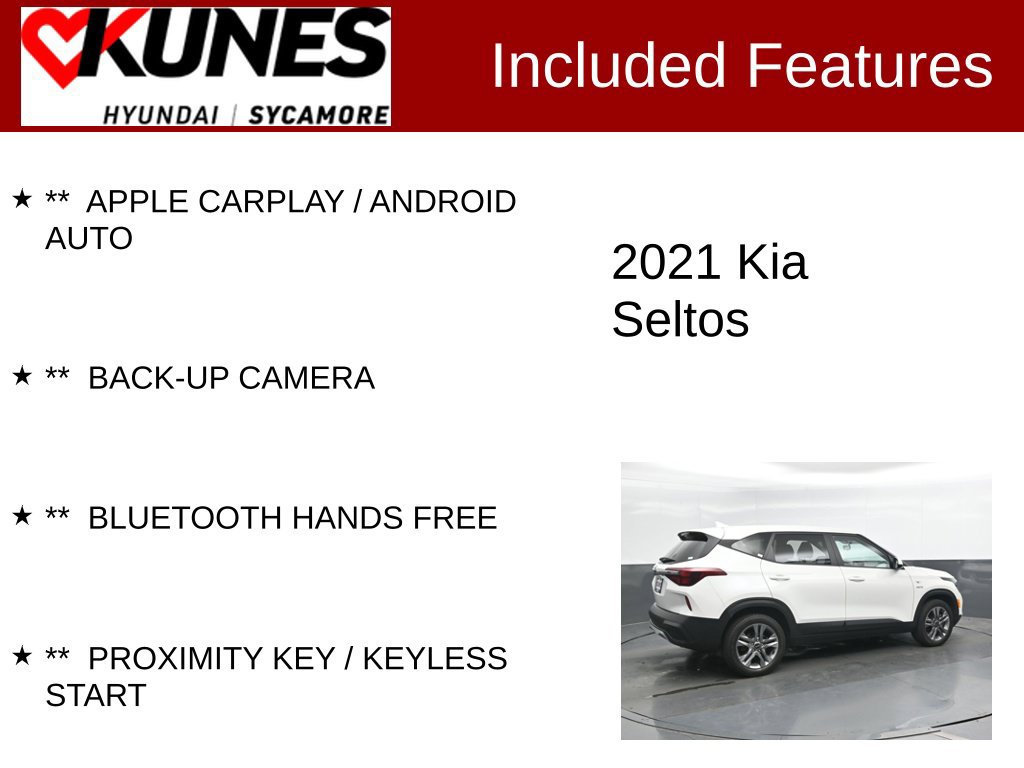 Used 2021 Kia Seltos LX AWD/4WD image 2