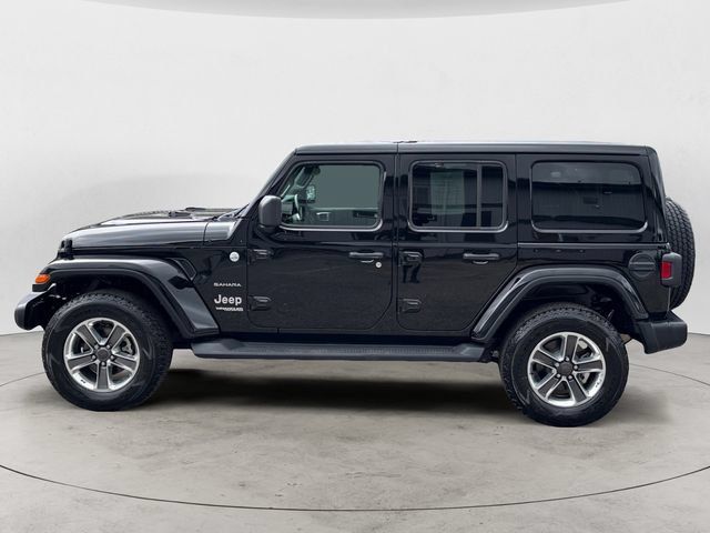 Used 2021 Jeep Wrangler Unlimited Sahara w/ Uconnect 4C Nav & Sound Group AWD/4WD image 2