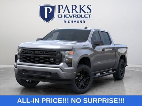 New 2026 Chevrolet Silverado 1500 Custom w/ Turbomax Blackout Package AWD/4WD image 3