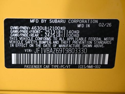 New 2026 Subaru WRX tS image 20