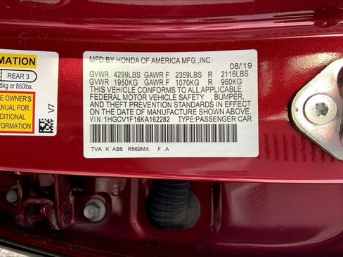 Used 2019 Honda Accord LX image 34