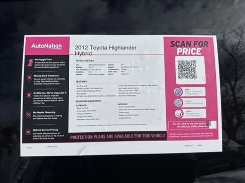 Used 2012 Toyota Highlander 4WD Hybrid image 26