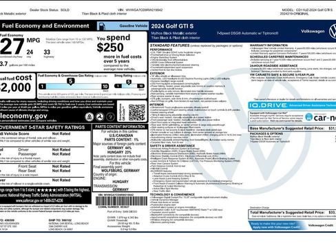 Used 2024 Volkswagen GTI S FWD image 4