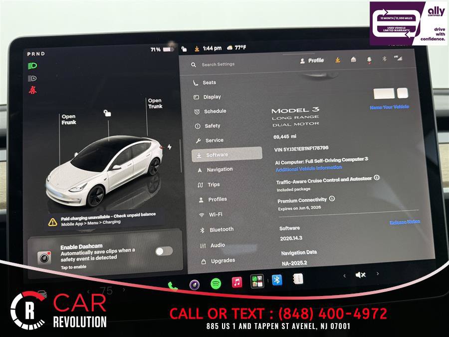 Used 2022 Tesla Model 3 Long Range AWD/4WD image 16