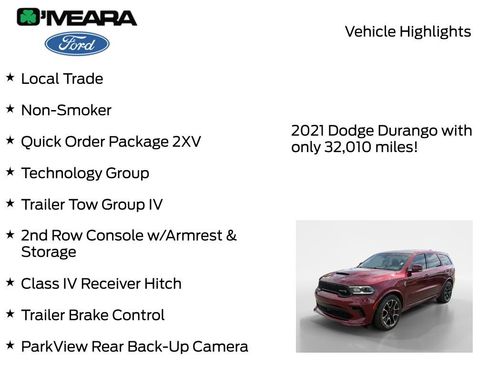 Used 2021 Dodge Durango SRT Hellcat w/ Technology Group AWD/4WD image 8