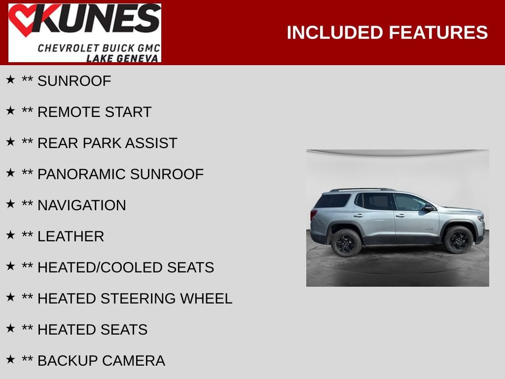 Used 2023 GMC Acadia AT4 w/ GMC Pro Grade Package AWD/4WD image 2