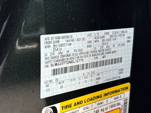 Certified 2022 Lincoln Navigator L Black Label image 29