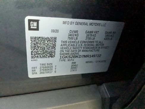 Used 2021 GMC Yukon SLT w/ SLT Luxury Plus Package image 13