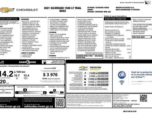 Used 2021 Chevrolet Silverado 1500 LT Trail Boss w/ Bed Protection Package image 2