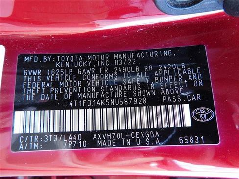 Used 2022 Toyota Camry XLE FWD image 15