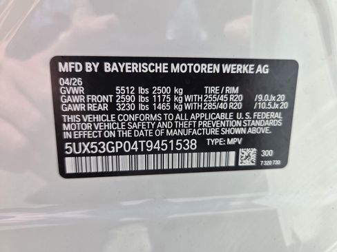 Used 2026 BMW X3 xDrive30i w/ Premium Package AWD/4WD image 19