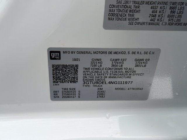 Used 2022 GMC Sierra 1500 SLT AWD/4WD image 30