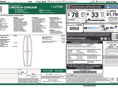 Used 2022 Lincoln Corsair Grand Touring image 55