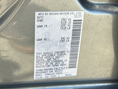 Used 2024 Nissan Altima 2.5 SV FWD image 21