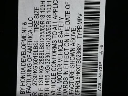 Used 2026 Honda Odyssey EX-L image 49