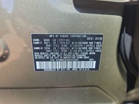 Used 2022 Subaru Ascent Onyx Edition AWD/4WD image 8