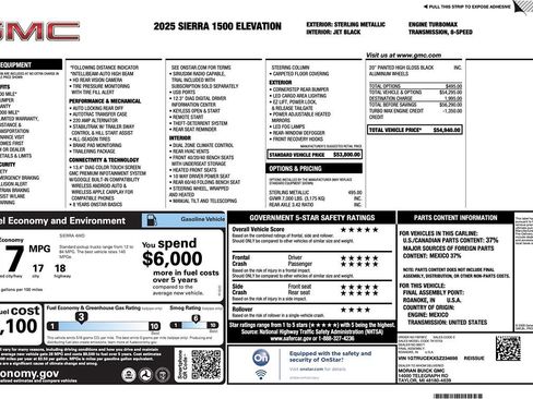 Used 2025 GMC Sierra 1500 Elevation AWD/4WD image 6