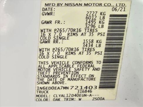 Used 2021 Nissan Frontier S image 21