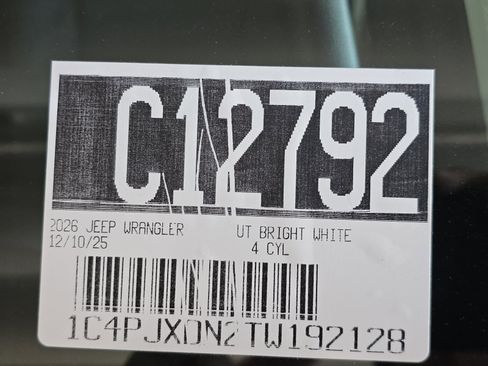 New 2026 Jeep Wrangler Sport image 11