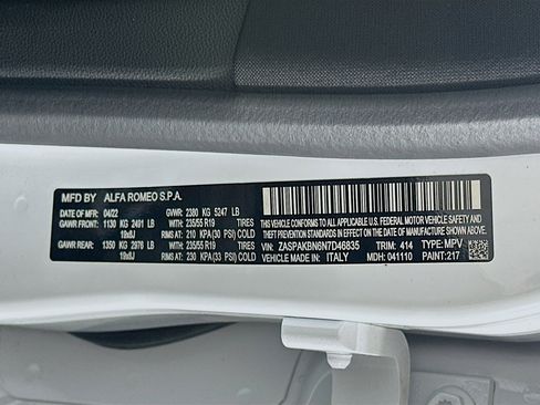 Used 2022 Alfa Romeo Stelvio Ti w/ Active Assist Plus Package image 12