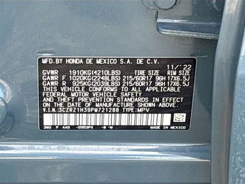 Certified 2023 Honda HR-V LX image 33