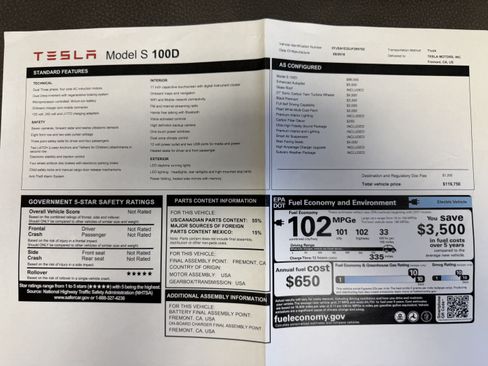 Used 2018 Tesla Model S 100D AWD/4WD image 32