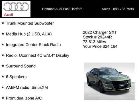 Used 2022 Dodge Charger SXT w/ Blacktop Package AWD/4WD image 18