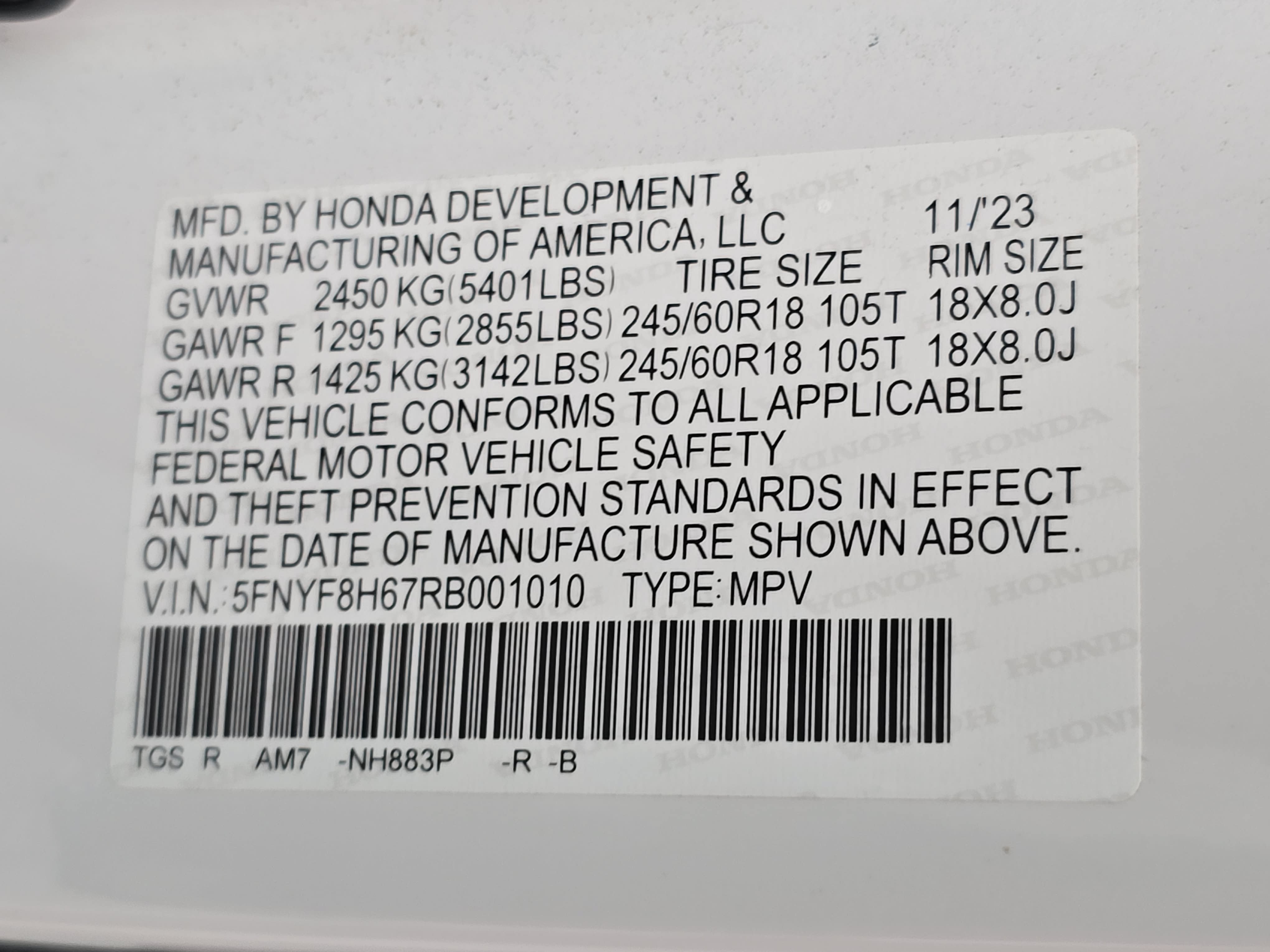 Certified 2024 Honda Passport TrailSport image 36