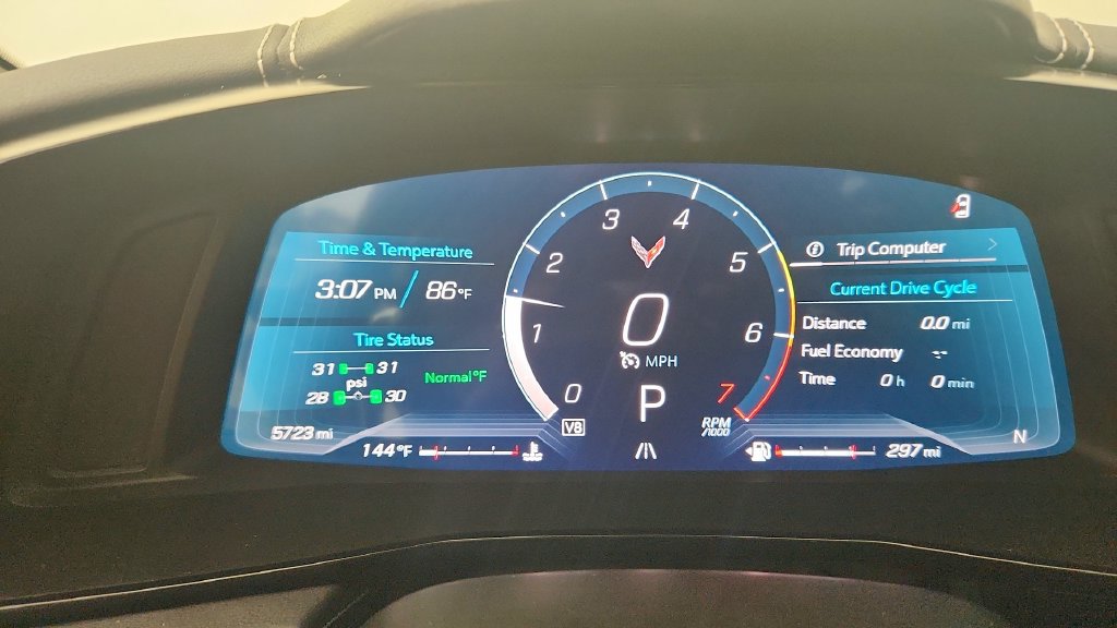 Certified 2024 Chevrolet Corvette Stingray Preferred Cpe w/ Stealth Interior Trim Package RWD image 16