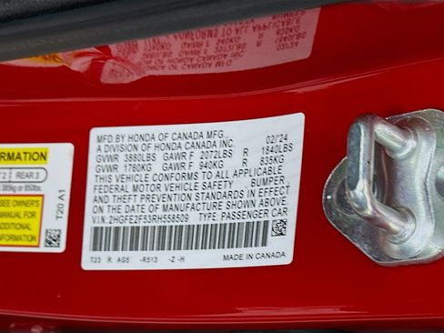 Certified 2024 Honda Civic Sport image 34