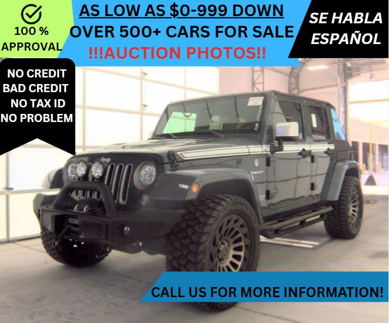 Used 2017 Jeep Wrangler Unlimited Sahara w/ Quick Order Package 24E Chief AWD/4WD image 1