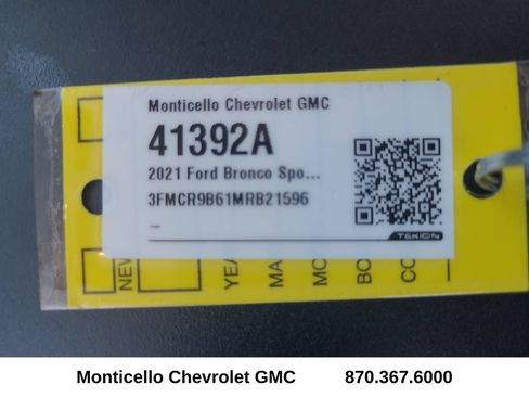 Used 2021 Ford Bronco Sport Big Bend w/ Big Bend Package (96B) AWD/4WD image 29