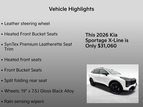 New 2026 Kia Sportage X-Line w/ X-Line Premium Package image 20