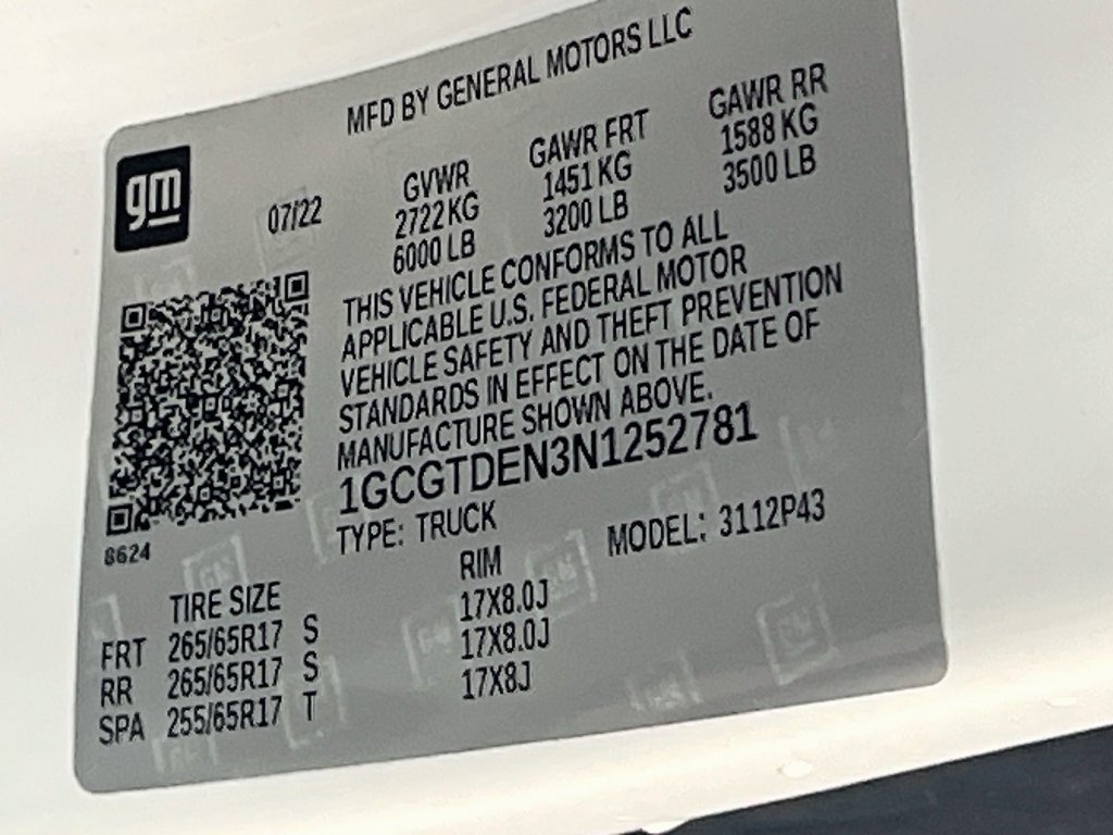 Used 2022 Chevrolet Colorado Z71 AWD/4WD image 32