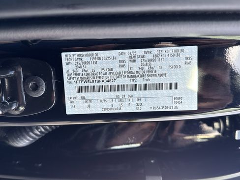 Used 2025 Ford F150 Lariat w/ Equipment Group 502A High image 38